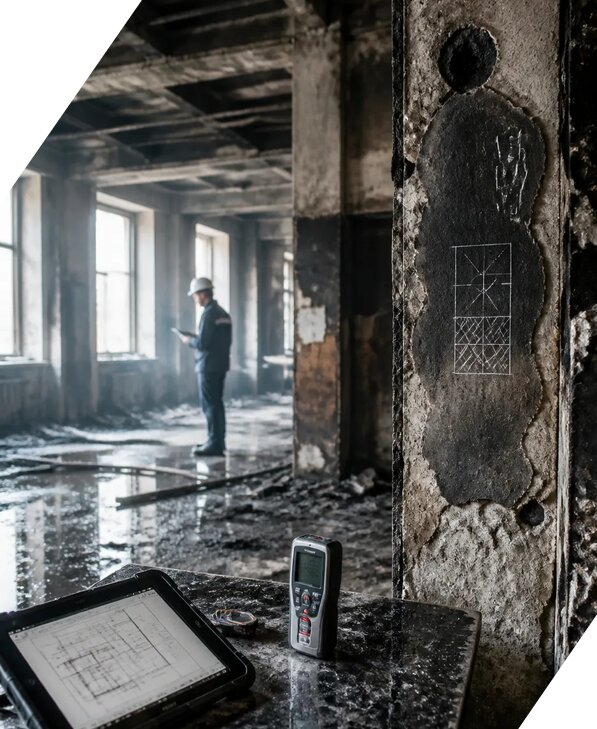 Обследование зданий после пожара в Ростове от 15395 р. | ЭкспертизаРоссия