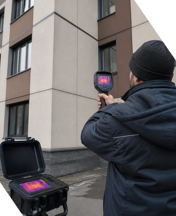 Тепловизионное обследование зданий и сооружений в Ростове